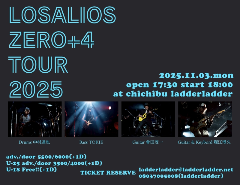 LOSALIOS ZERO+4 TOUR 2025